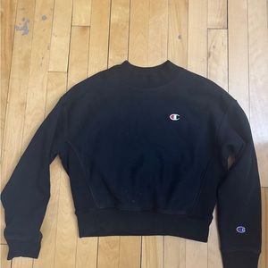 Champion Black Crewneck Sweatshirt
